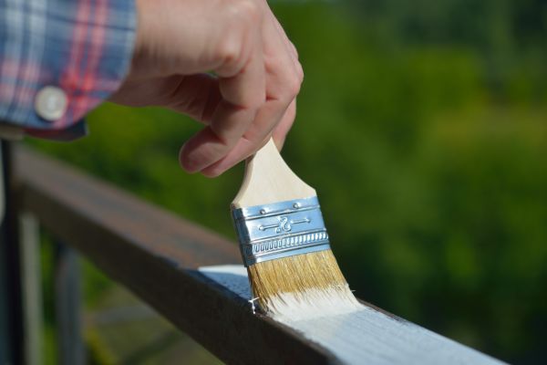 Porch Railings Painting